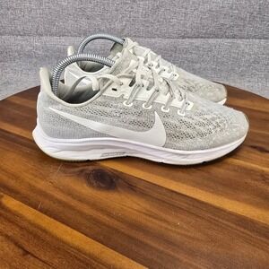 Nike Air Zoom Pegasus 36 Women's Running Shoes Light Gray Size 8 AQ2210 100